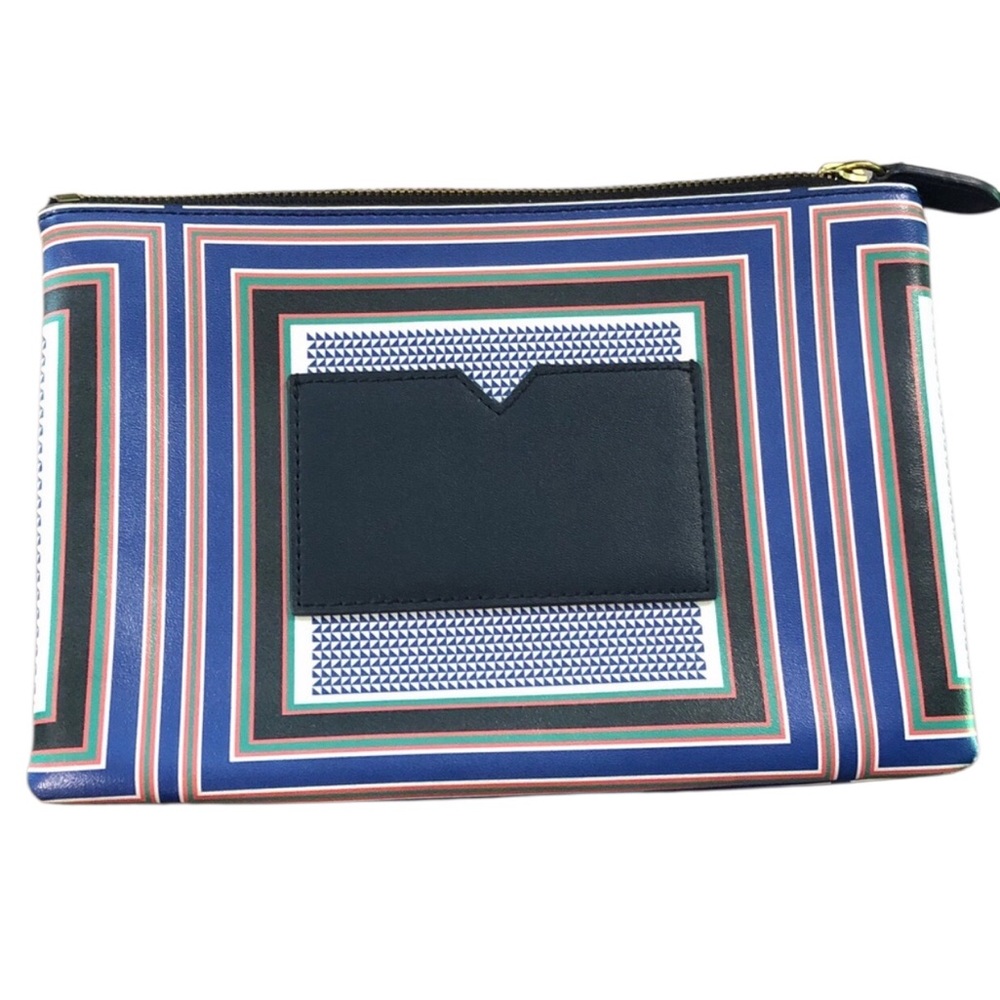 J Crew Geometric Patterned Clutch